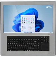 STX Technology X7200 Stainless Steel Resisitive Touch Panel PC with Keyboard