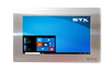 X5224 24 Inch Industrial Touch Panel PC with Resistive Touch and PCap Screen