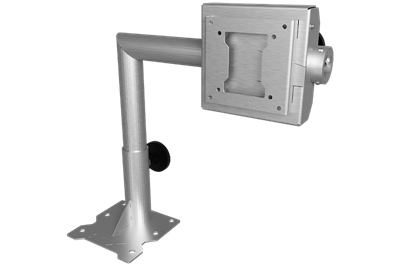 Stainless Steel Bench Mount Arm - Swivel