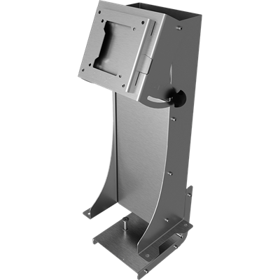 Stainless Steel Table Stand - Bolt (VESA 100)